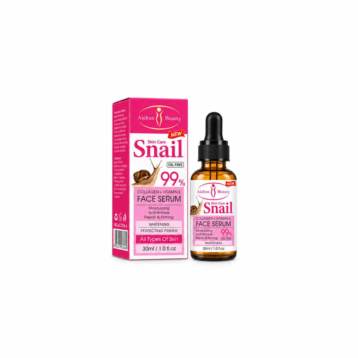 Aichun Beauty Collagen Snail Serum